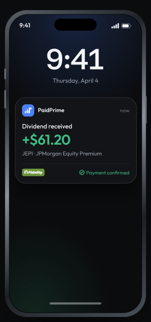 Full Detail notification with Fidelity confirmation